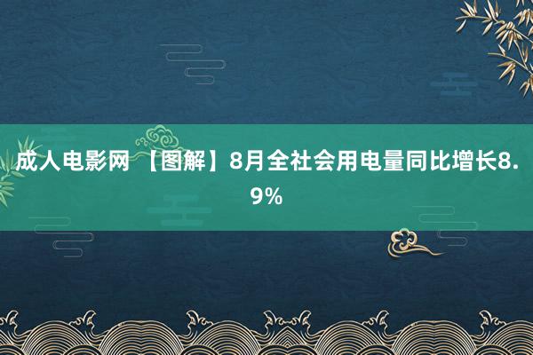 成人电影网 【图解】8月全社会用电量同比增长8.9%