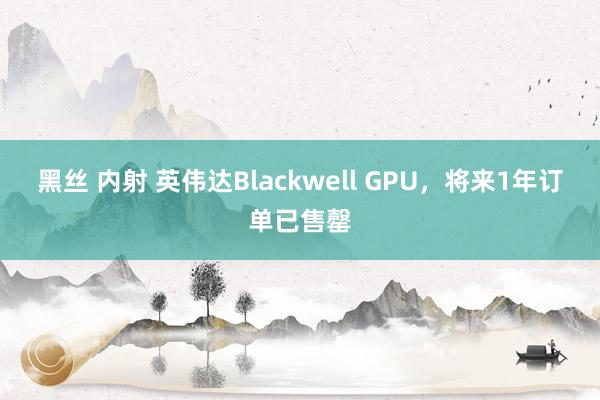 黑丝 内射 英伟达Blackwell GPU，将来1年订单已售罄