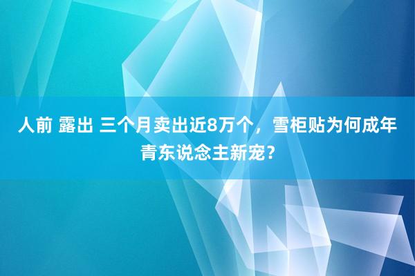 人前 露出 三个月卖出近8万个，雪柜贴为何成年青东说念主新宠？