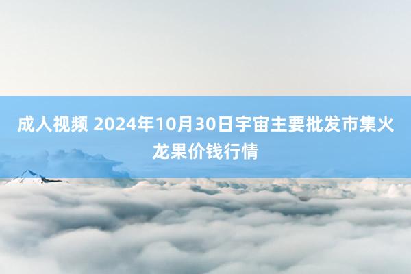 成人视频 2024年10月30日宇宙主要批发市集火龙果价钱行情