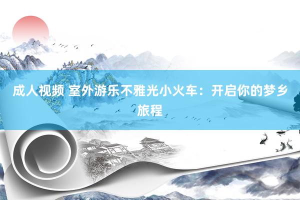 成人视频 室外游乐不雅光小火车：开启你的梦乡旅程