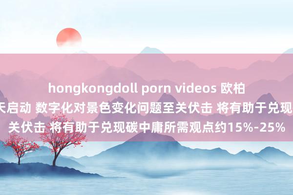 hongkongdoll porn videos 欧柏睿：从建筑业全价值链第一天启动 数字化对景色变化问题至关伏击 将有助于兑现碳中庸所需观点约15%-25%