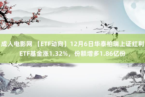 成人电影网 【ETF动向】12月6日华泰柏瑞上证红利ETF基金涨1.32%，份额增多1.86亿份